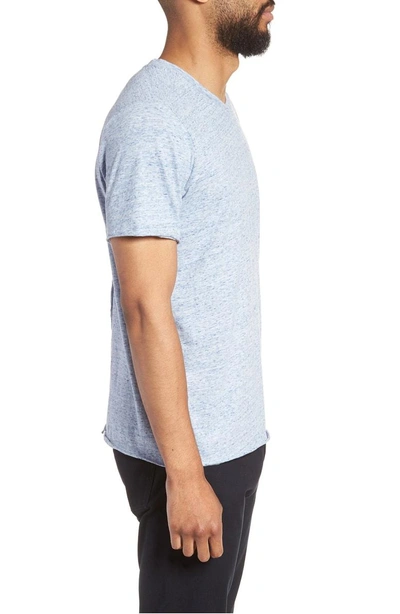 Shop Good Man Brand Slim Fit V-neck T-shirt In Blue Heather
