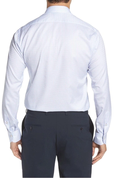 Shop Ike Behar Classic Fit Check Dress Shirt In White Multi