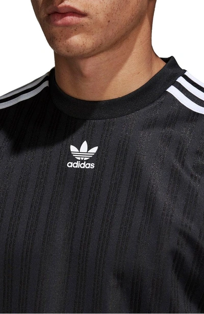 Shop Adidas Originals Long Sleeve Jersey Shirt In Black