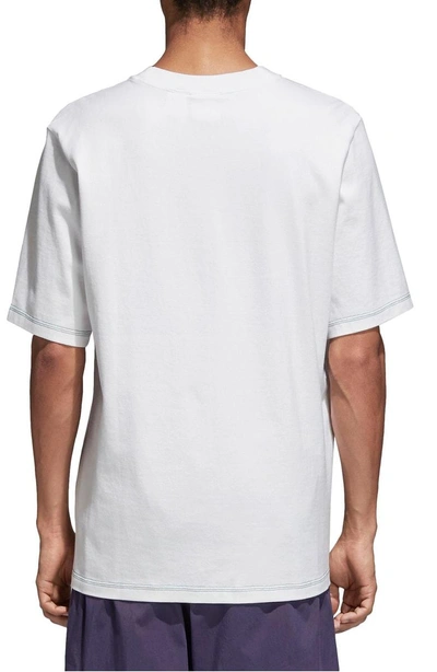 Shop Adidas Originals Adventure Graphic T-shirt In White