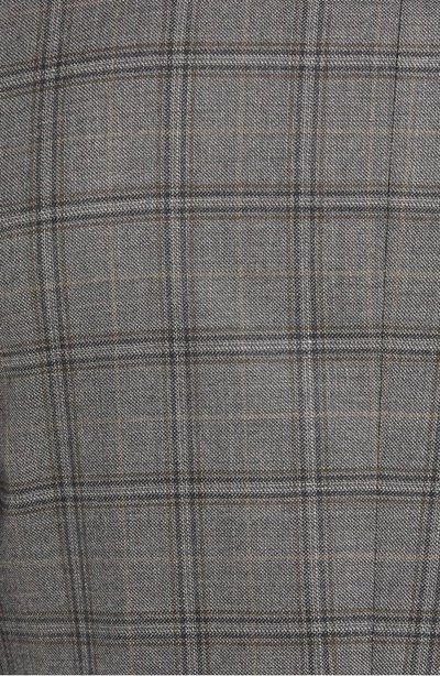 Shop Hickey Freeman Classic Fit Plaid Wool Sport Coat In Medium Brown