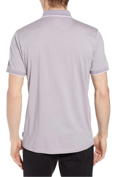 Shop Ted Baker Derry Modern Slim Fit Polo In Light Purple