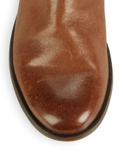 Shop Frye Elyssa Leather Ankle Boots In Black