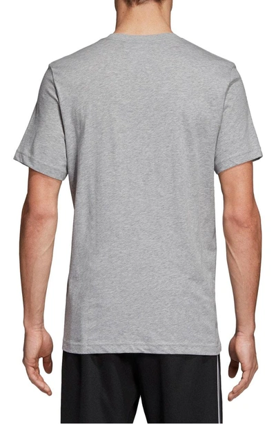 Shop Adidas Originals World Cup '94 Logo T-shirt In Medium Grey Heather