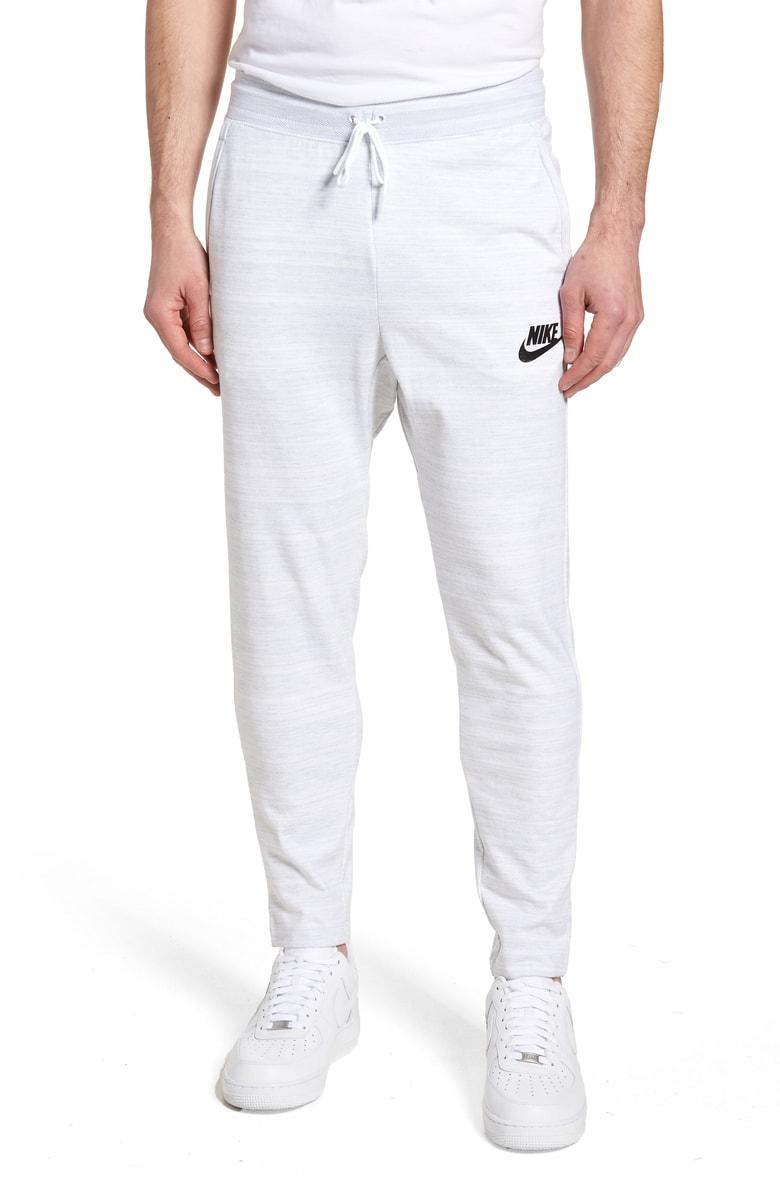 Nike Nsw Advance 15 Jogger Pants In White/ Heather/ Black | ModeSens
