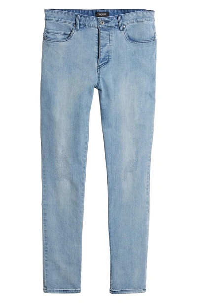 Shop Zanerobe Joe Blow Slim Fit Jeans In Arctic Wash