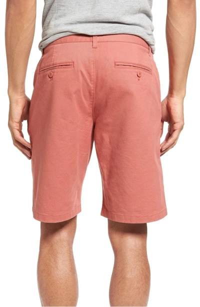 Shop Bonobos Stretch Washed Chino 9-inch Shorts In Rich Coral