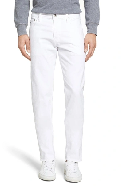 Shop Ag Tellis Sud Modern Slim Stretch Twill Pants In White