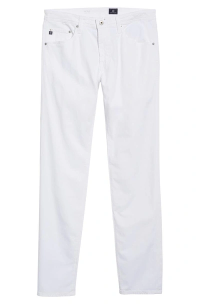 Shop Ag Tellis Sud Modern Slim Stretch Twill Pants In White