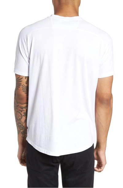 Shop Good Man Brand Slim Fit Jersey Henley T-shirt In White