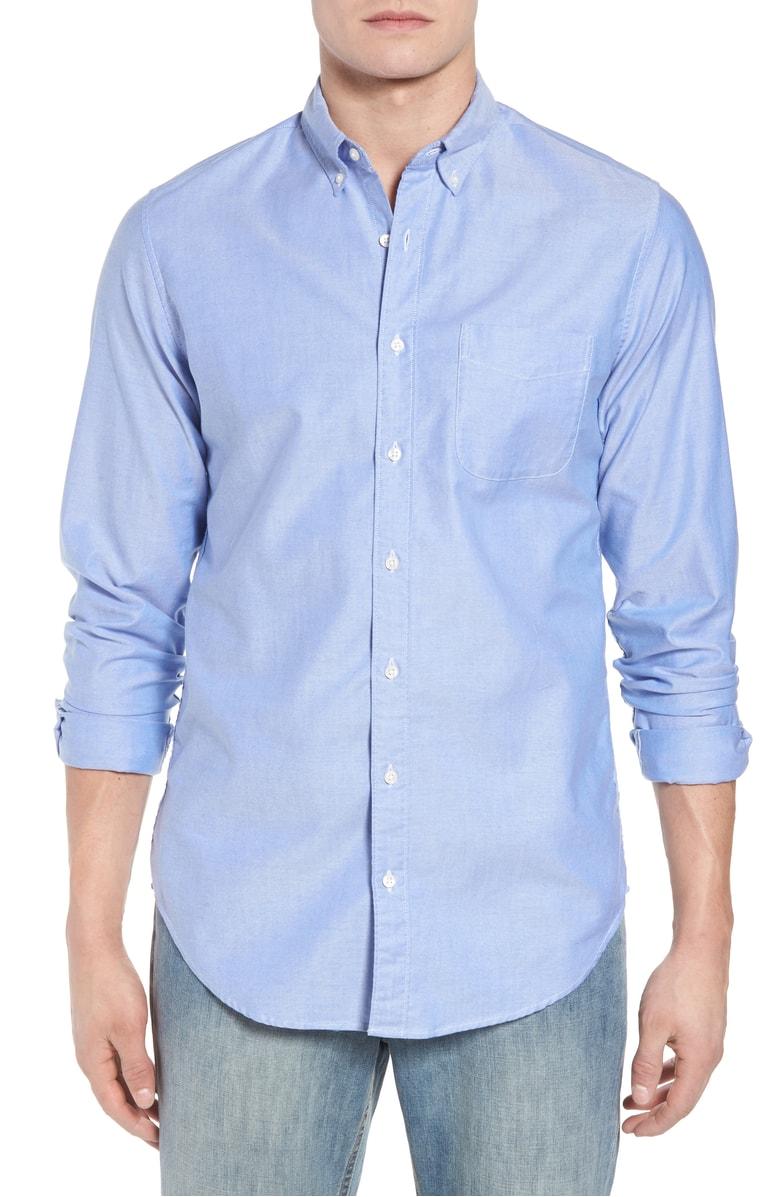 j crew pima oxford