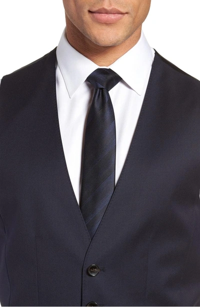Shop Hugo Boss Wilson Cyl Slim Fit Vest In Dark Blue