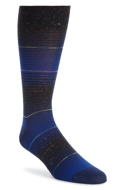 Shop Bugatchi Mercerized Socks In Night Blue