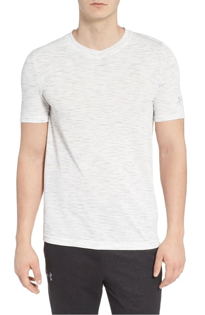Shop Under Armour Regular Fit Threadborne T-shirt In White