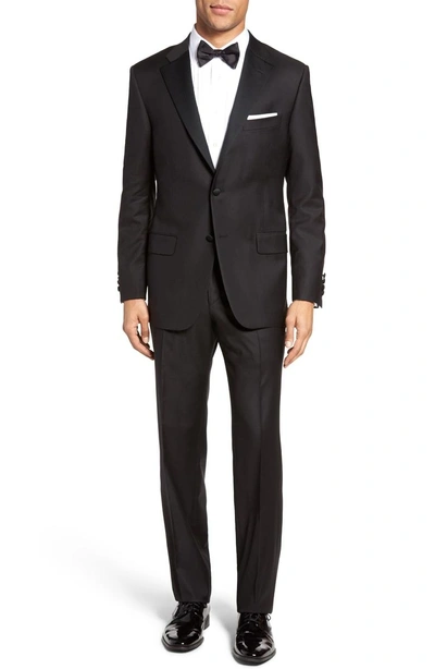 Shop Hickey Freeman Classic B Fit Wool Tuxedo In Black