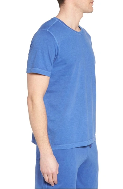 Shop Daniel Buchler Peruvian Pima Cotton Crewneck T-shirt In Cobalt Blue