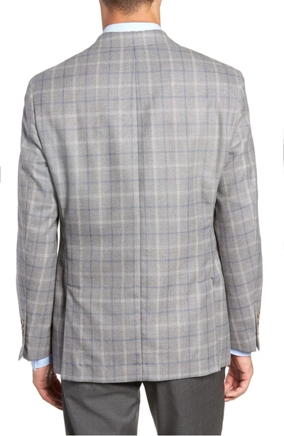Shop Hart Schaffner Marx Classic Fit Plaid Wool Sport Coat In Grey