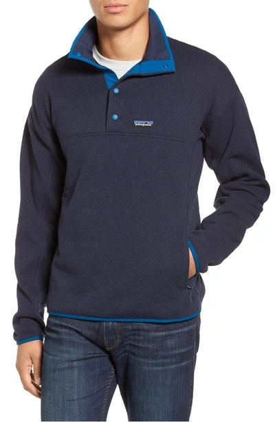 Shop Patagonia Lightweight Better Sweater Pullover In Navy Blue