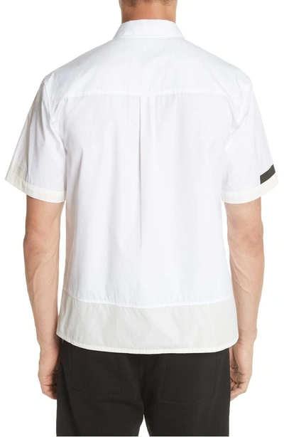 Shop Helmut Lang Short Sleeve Shirt In White