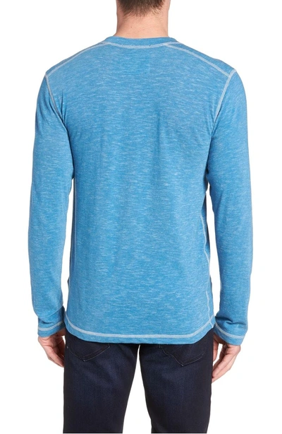 Shop Vintage 1946 Space Dyed Long Sleeve Henley In Infinity