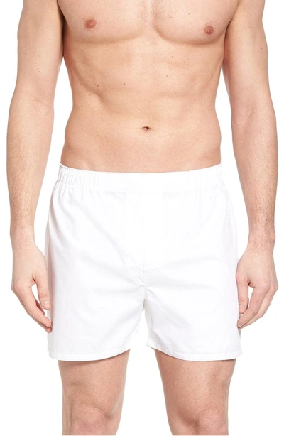 Shop Polo Ralph Lauren 3-pack Cotton Boxers In White