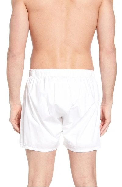 Shop Polo Ralph Lauren 3-pack Cotton Boxers In White
