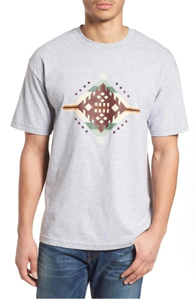 Shop Pendleton Crewneck T-shirt In Gray Mesquite Canyon