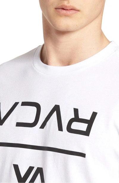 Shop Rvca Building T-shirt In White