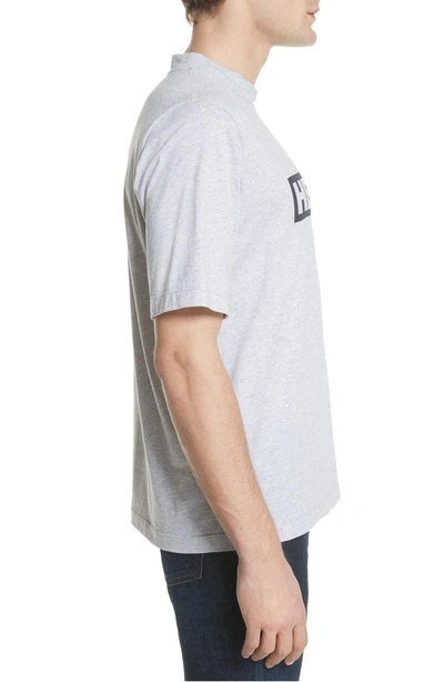 Shop Helmut Lang Oversize T-shirt In Grey Melange