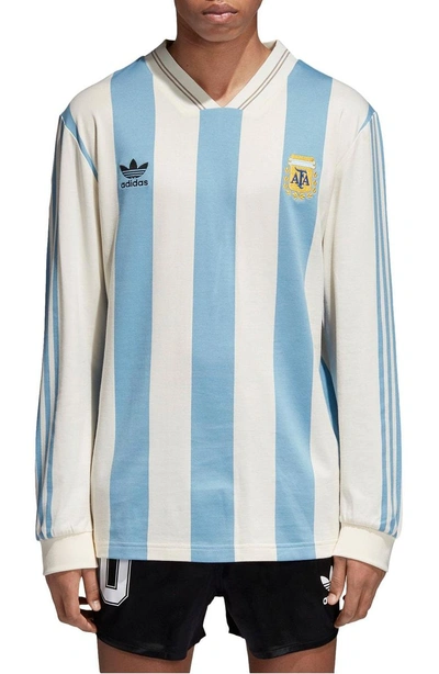 Adidas Originals Adidas Men's Originals Argentina Long-sleeve Replica  Soccer T-shirt In Echwht/sha | ModeSens