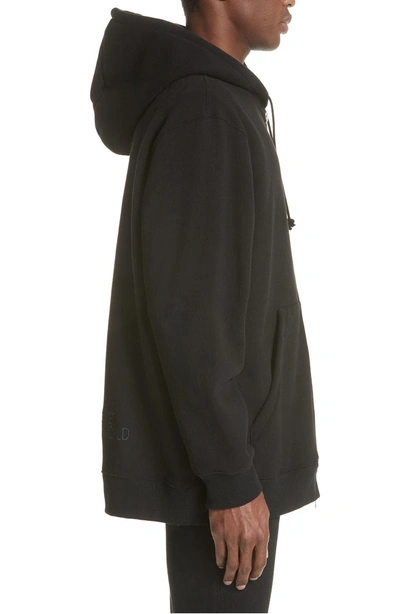 Shop Calvin Klein 205w39nyc Oversize Zip Hoodie In Black