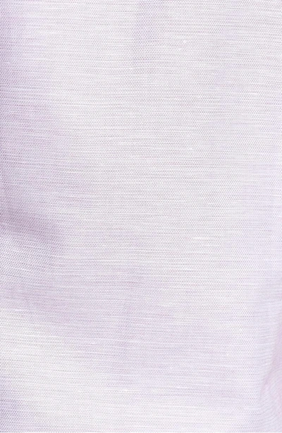 Shop Ted Baker Slim Fit Sport Shirt In Purple