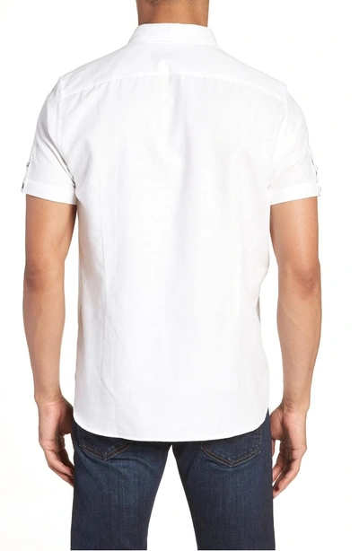 Shop Ted Baker Slim Fit Sport Shirt In White