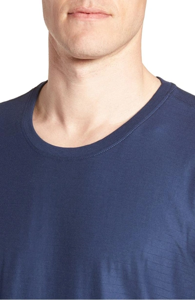 Shop Daniel Buchler Pima Cotton & Modal Crewneck T-shirt In Navy