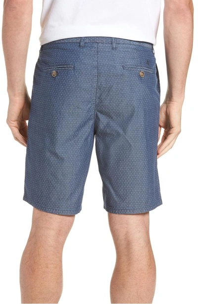 Shop Johnnie-o Oliver Classic Fit Chambray Jacquard Shorts