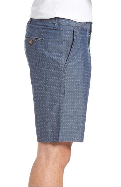 Shop Johnnie-o Oliver Classic Fit Chambray Jacquard Shorts