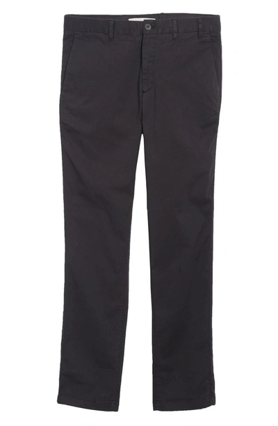 Shop Norse Projects Aros Slim Fit Stretch Twill Pants In Black