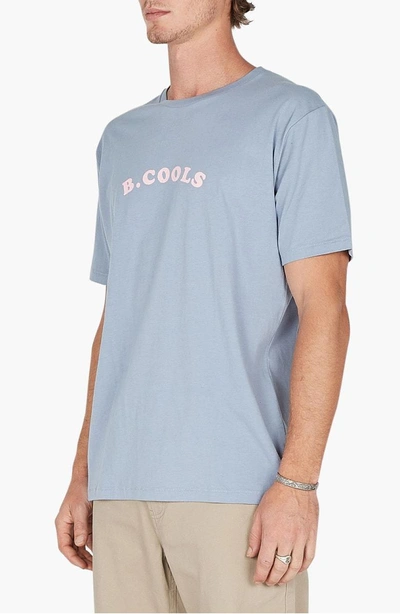 Shop Barney Cools B.nostalgic Graphic T-shirt In Salty Blue