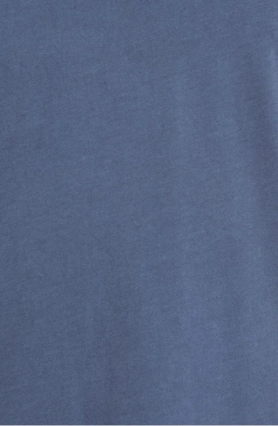 Shop Zanerobe Flintlock Stripe T-shirt In Pigment Blue Grey