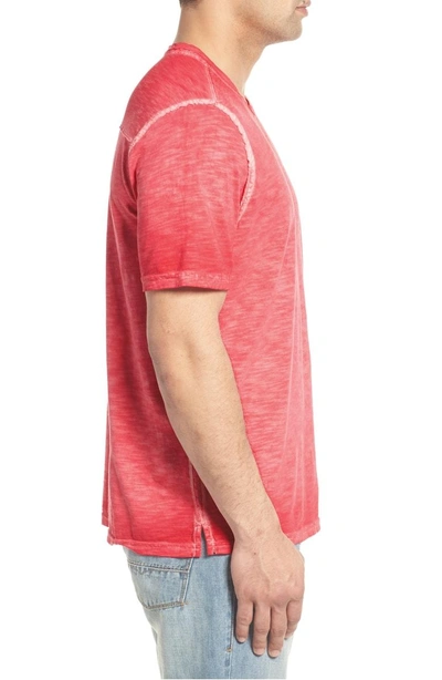 Shop Tommy Bahama Suncoast Shores V-neck T-shirt In Ribbon Red