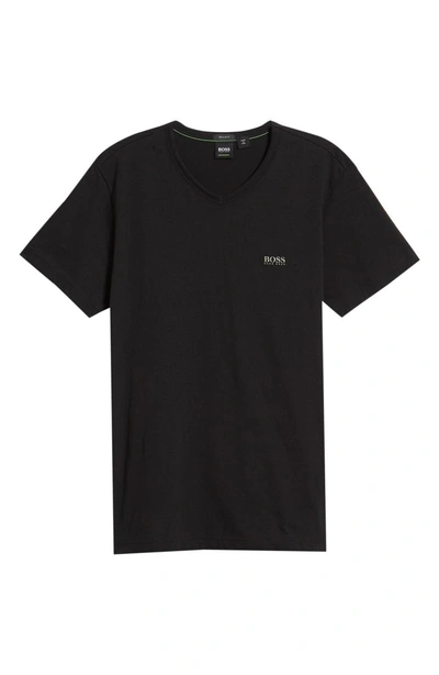 Shop Hugo Boss Teevn Regular Fit V-neck T-shirt In Black