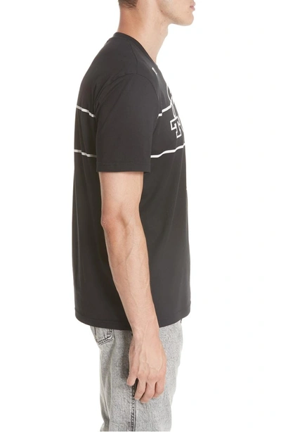 Shop Givenchy Tour Graphic T-shirt In Black