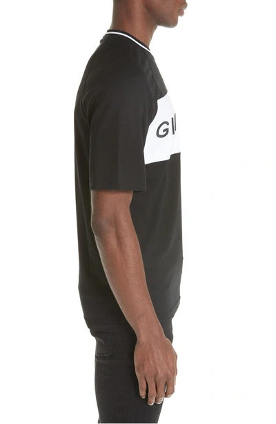 Shop Givenchy Logo Band T-shirt In Black