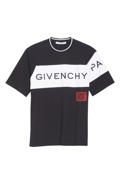 Shop Givenchy Logo Band T-shirt In Black