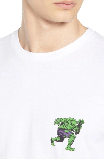 Vans X Marvel Hulk T-shirt In White | ModeSens