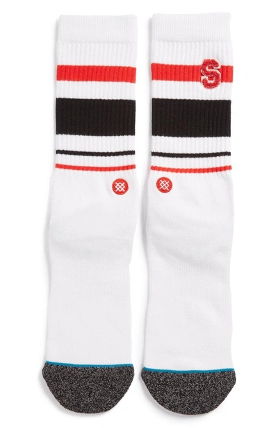 Shop Stance Jv Crew Socks In White