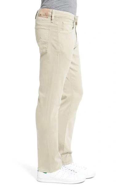 Shop 34 Heritage Courage Straight Leg Jeans In Stone Twill