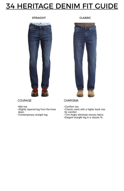 Shop 34 Heritage Courage Straight Leg Jeans In Stone Twill