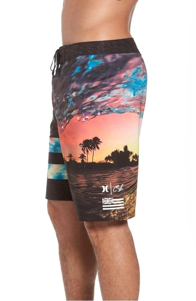 Shop Hurley Phantom Clark Little Shorebreak Board Shorts In Black