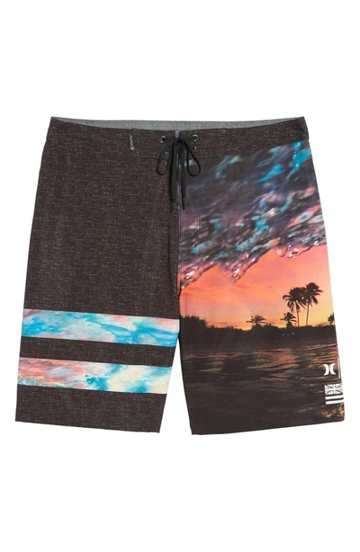 Shop Hurley Phantom Clark Little Shorebreak Board Shorts In Black